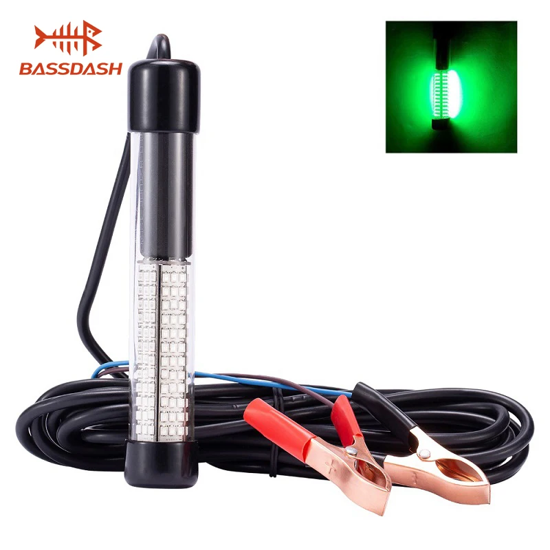 

Bassdash LED Submersible Fishing Light 360 Degree Light Coverage 180 LEDs 12V with 5m Cable