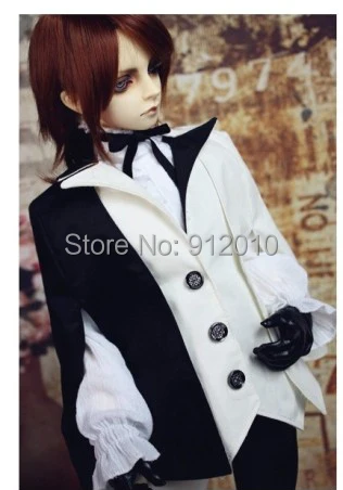 Limited Azrael Black White Match Outfit Suit for BJD Doll SD10 SD13 SD17 IP EID SOOM