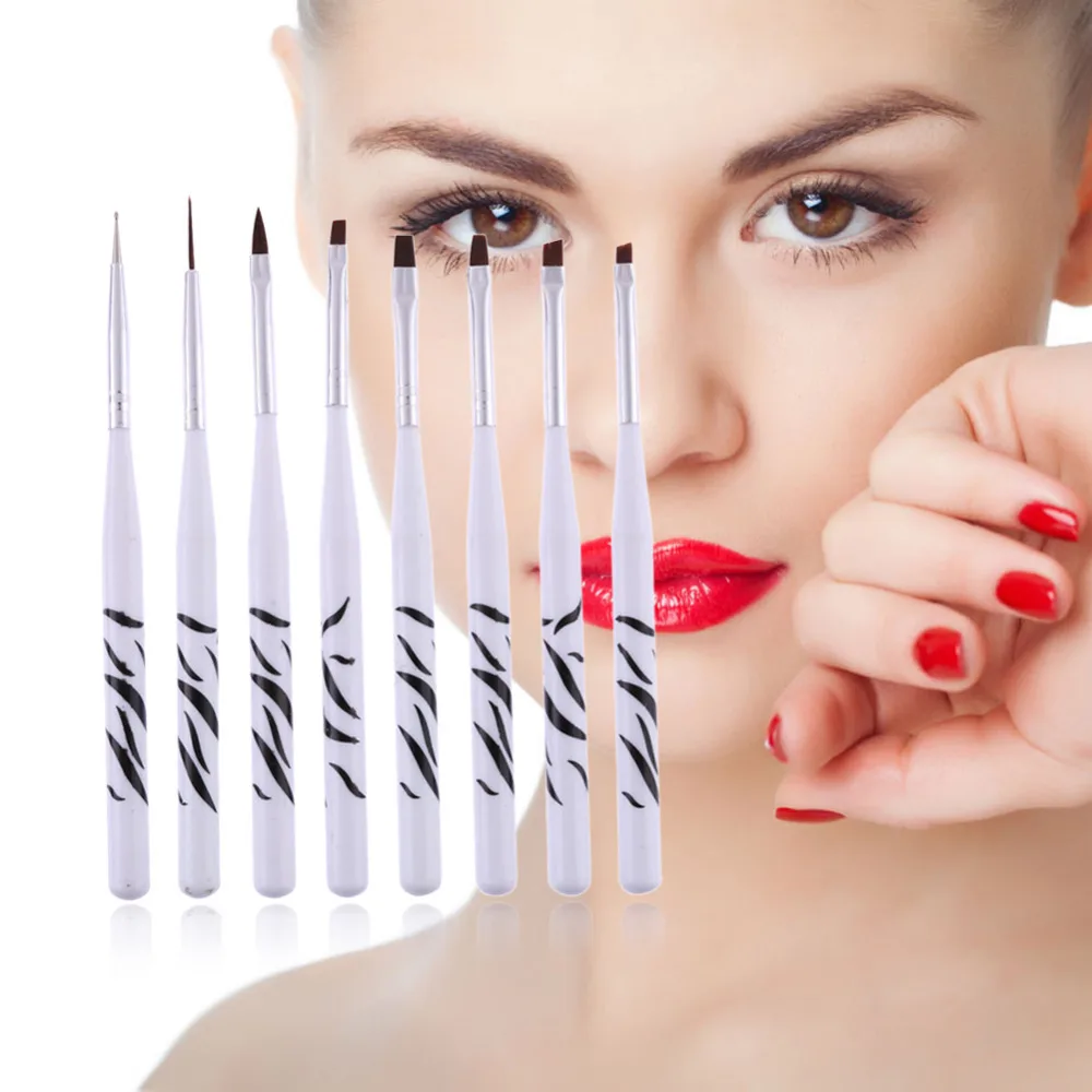 10pcs Dotting Painting Drawing Polish Brush Pen Supplies Nail Art Design Set WA