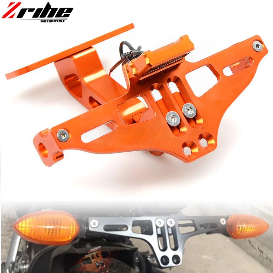 Кронштейн держатель для номерного знака мотоцикла RC 125 200 390 Enduro Supermoto SM Adventure 690