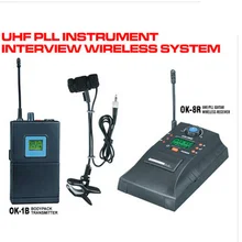 Горячая K-1B2 UHF PLL микрофон для инструментов/инструмент интервью Беспроводная система/Музыкальные инструменты стенты DHL/EMS