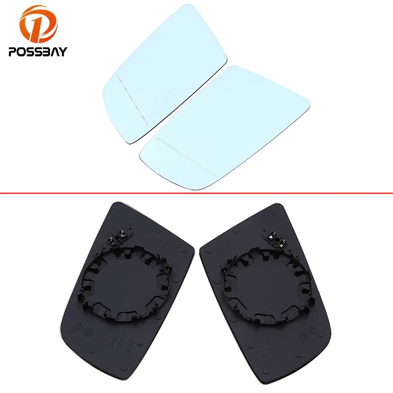 

POSSBAY Car Rearview Wing Heated Mirror Glass for BMW 6-Series E63 Coupe 2004-2010 Exterior Door Mirrors for BMW 5-Series E60