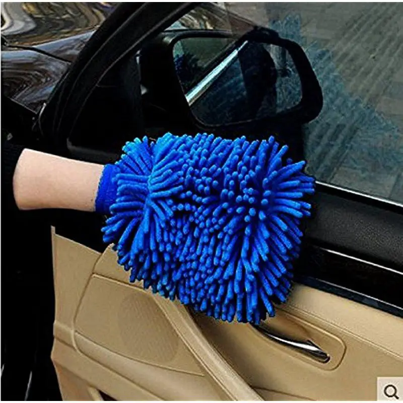 

Adeeing Chenille Microfiber Car Kitchen Household Wash Washing Cleaning Glove Mit Universal Convenient car cleaning towel r30