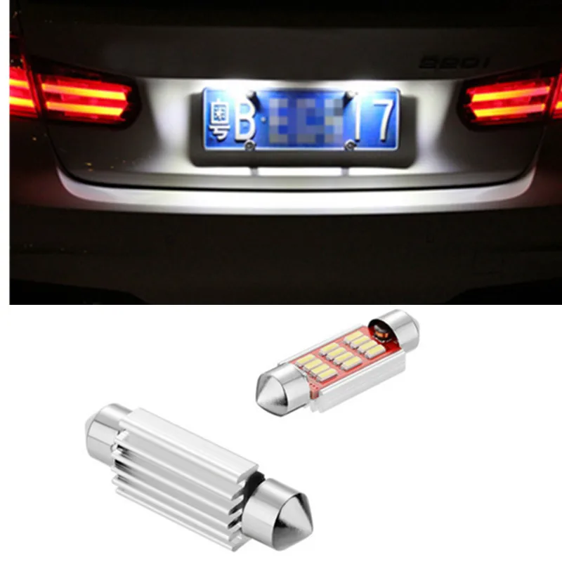 Canbus LED Parking License Plate Lights 36MM C5W For Mercedes benz W208