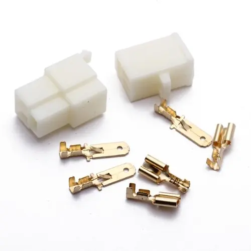

set 3-pin plug connector tab 6.3 mm motorcycle scooter car