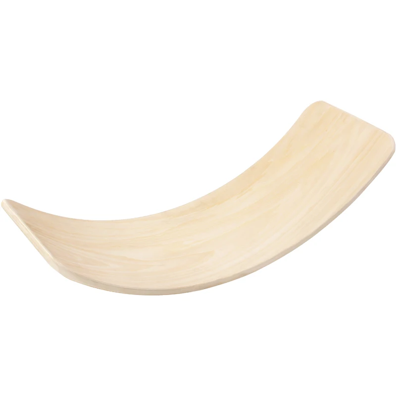 

Wooden children's sense of movement balance toy indoor curved board home large curved board baby double toy
