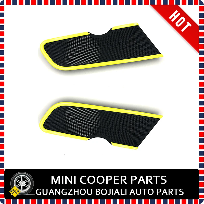 Mini Cooper F60 Yellow Color Speaker rings