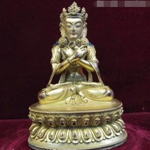 USPS в США S3587 8 Тибет КРАСНАЯ Медь 24 К Золото Свинка Ваджрадхара Ваджрасаттвы Манджушри Кван-инь Будда