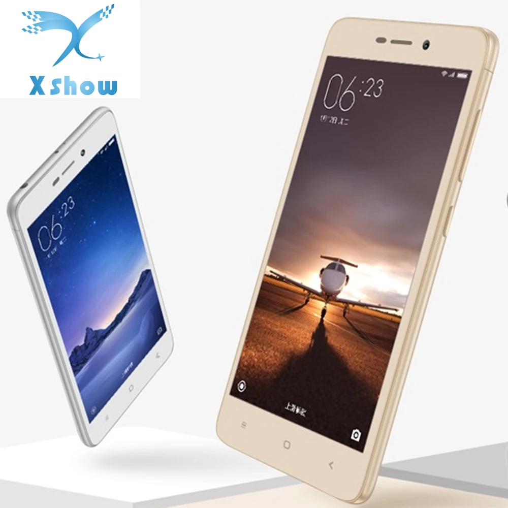 free shipping Xiaomi Redmi 3 Metal Body Red Rice 2 4100 mAh Snapdragon 616 Octa Core 5" 1280X720 FDD LTE Mobile Phone