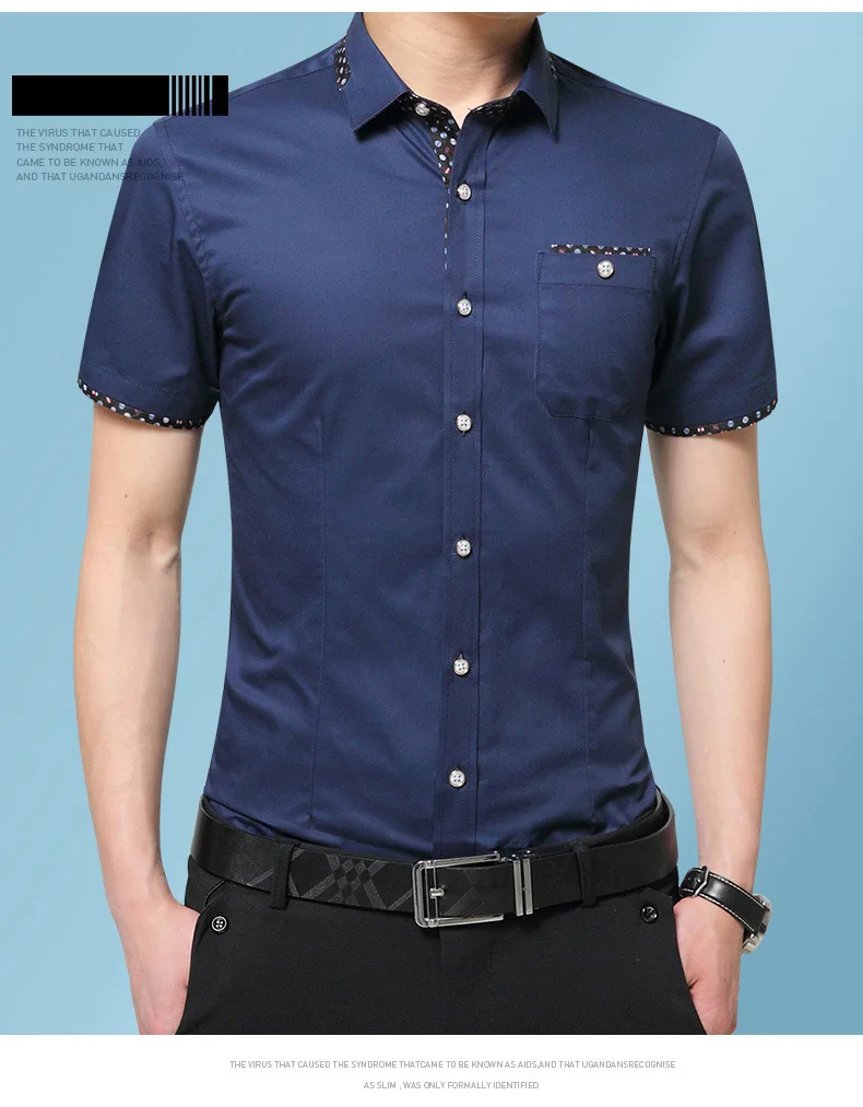 Летняя мужская рубашка с короткими рукавами, повседневная хлопковая, тонкая, дышащая, крутая, белая, черная, рубашки на пуговицах 4XL 5XL