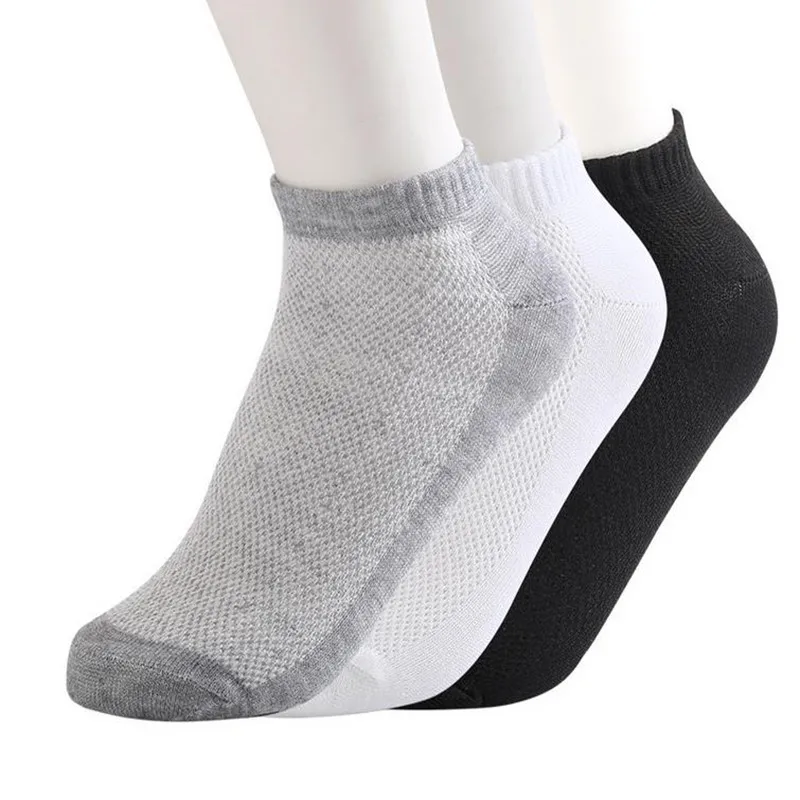 10 шт. = 5 пар мужские короткие Дышащие носки с низким вырезом невидимые носки-следки удобные мужские/мужские носки