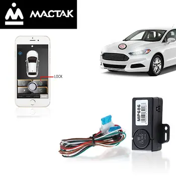

MACTAK Smartphone car alarm system compatible with ios and android phone car system remote Smart key PKE car 686A+B