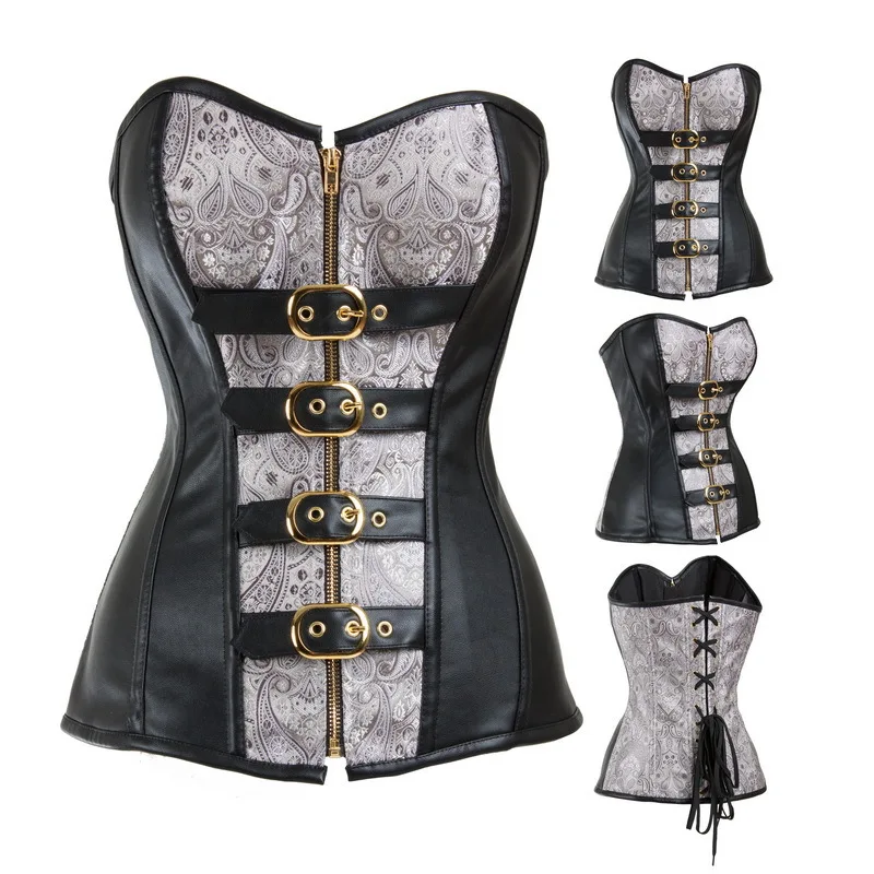 Стимпанк корсет-Лидер продаж Популярные сексуальное женское белье корсет