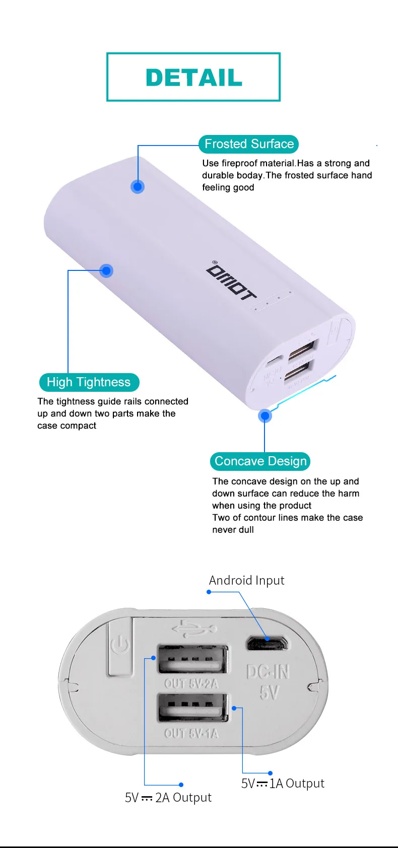 Tomo New 18650 Charger Private P2 Li ion 18650 Charger With 2 Slots Smart Lithium Batery Charger Cases No Include Batterys (6)