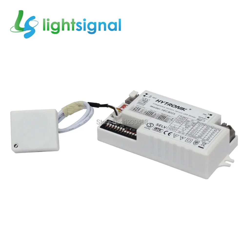LED driver with integrated motion sensor on/off control with Multiple ...
