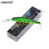 New 12cm 13.4g Long Tongue Minnow Fishing Lure Slow Sinking Crankabits Wobbler VMC Hooks Hard Baits Far-casting Magnet System ► Photo 2/6