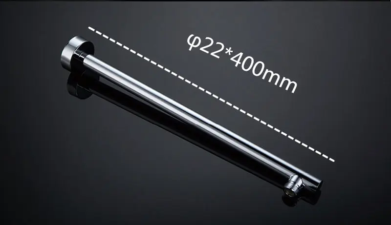 round brass shower arm 1