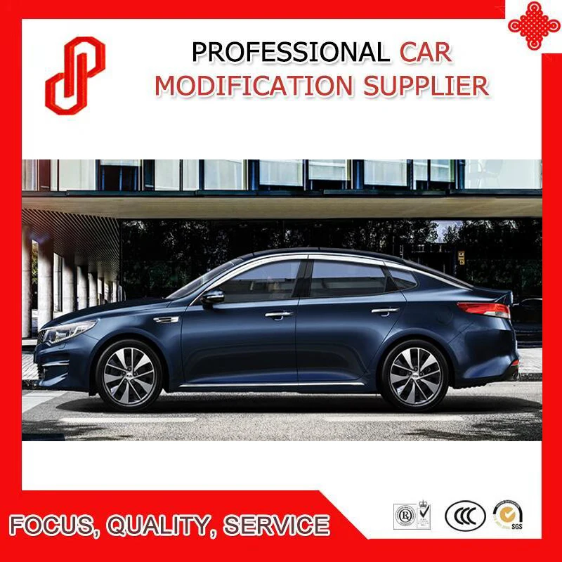 

High Quality ABS plating decorative trim vent shade rain sun wind deflector window visor for K5 2011-2019