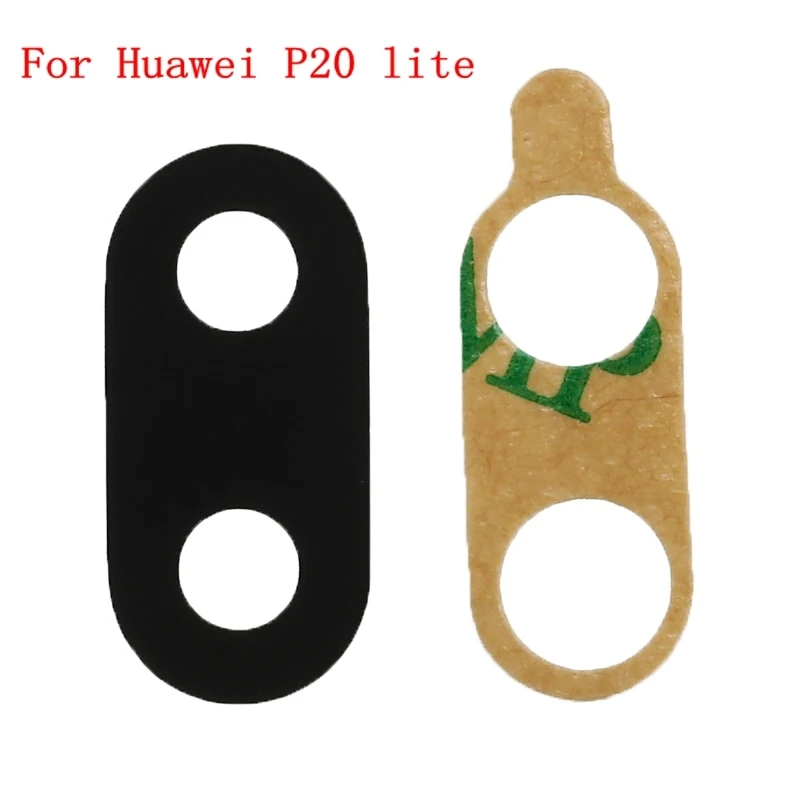 Задняя крышка для объектива камеры для huawei P20/P30/P20/30 lite/pro/G10/Nova 2i/Honor 9i/mate 10/20 lite с клейкой наклейкой - Цвет: for Huawei P20 lite