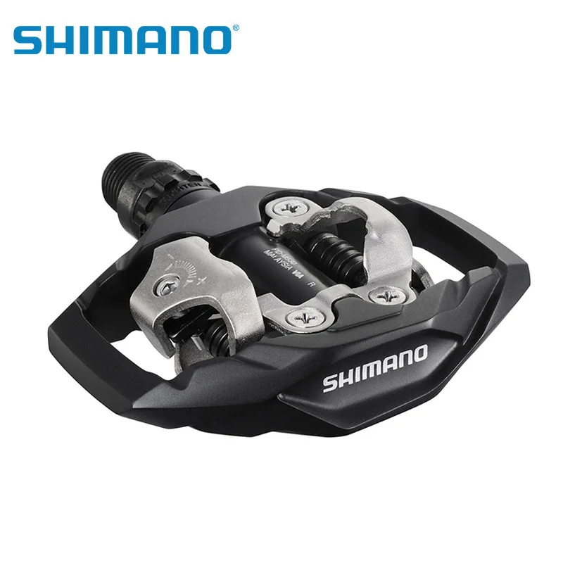 Shimano PD-M530 SPD MTB Трейл MTB без клипса педали с шипами черный белый pedales bicicleta mtb