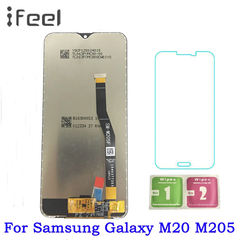 

LCD For Samsung Galaxy M20 M205 M205F SM-M205F/DS LCD Display + Touch Screen Digitizer Assembly Replace Free Shipping