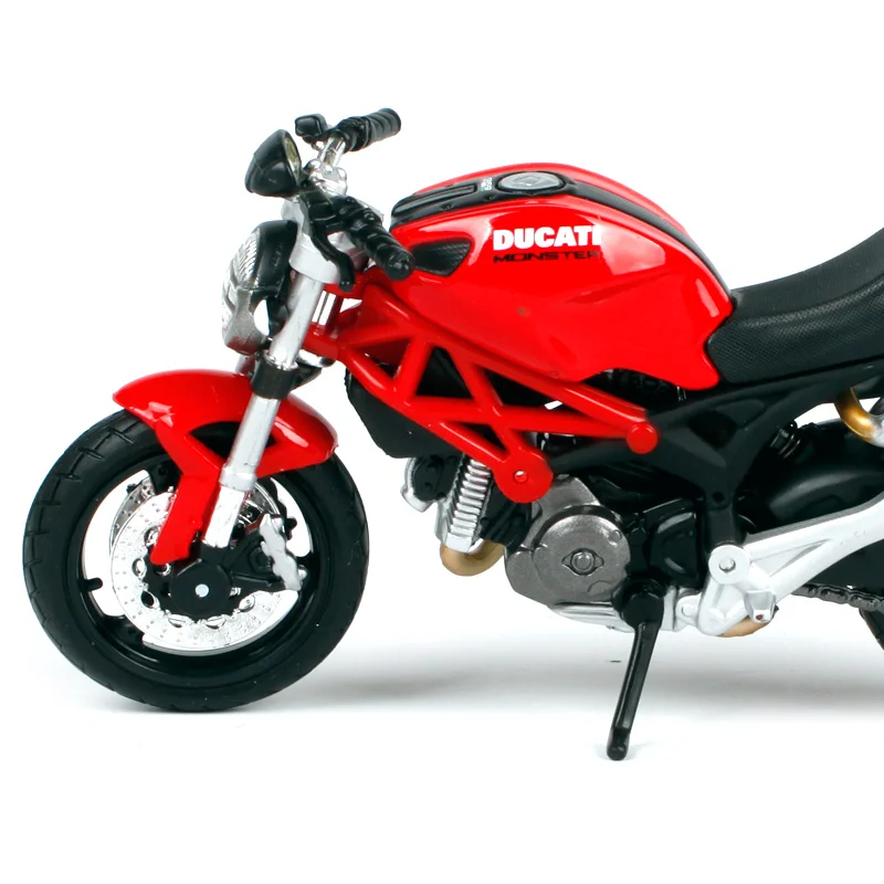 Maisto 1:18 Ducati red Профессиональный Мотоцикл литье под давлением игрушка monster 696