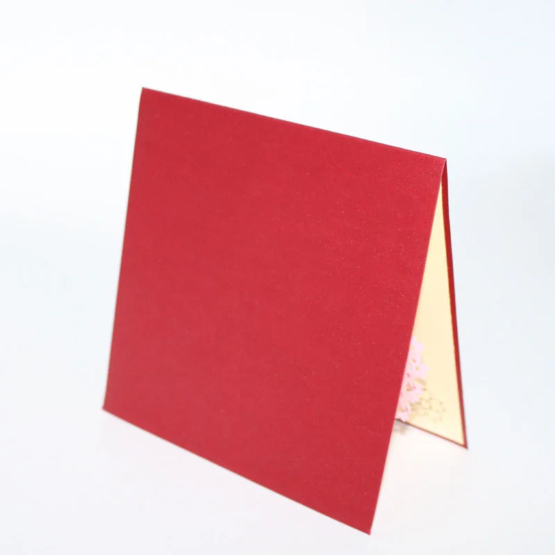  3D Laser Cut Handmade Carving Cherry Blossom Paper Invitation Greeting Card PostCard Birthday Valen - 32791684113