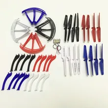 Syma x5sc x5sw x5s peças de reposição motores lâminas motor hélice lâmina hélice protetores quadro pouso skid