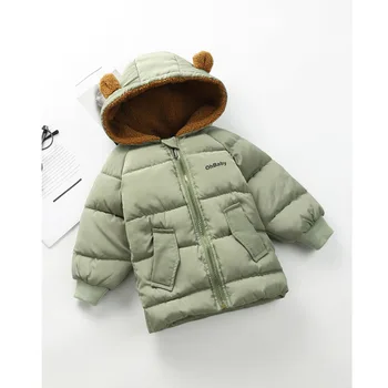 

2018 new fashion kids clothin light weight autumn Warm Down Hooded Coat autumn winter kids warming Outerwear Boy and Girl