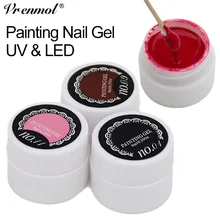 Vrenmol художественные чернила для ногтей трехмерное окрашивание Гель-лак для ногтей УФ-Гель-лак краска для ногтей полупрозрачный Перманентный гель-глазурь