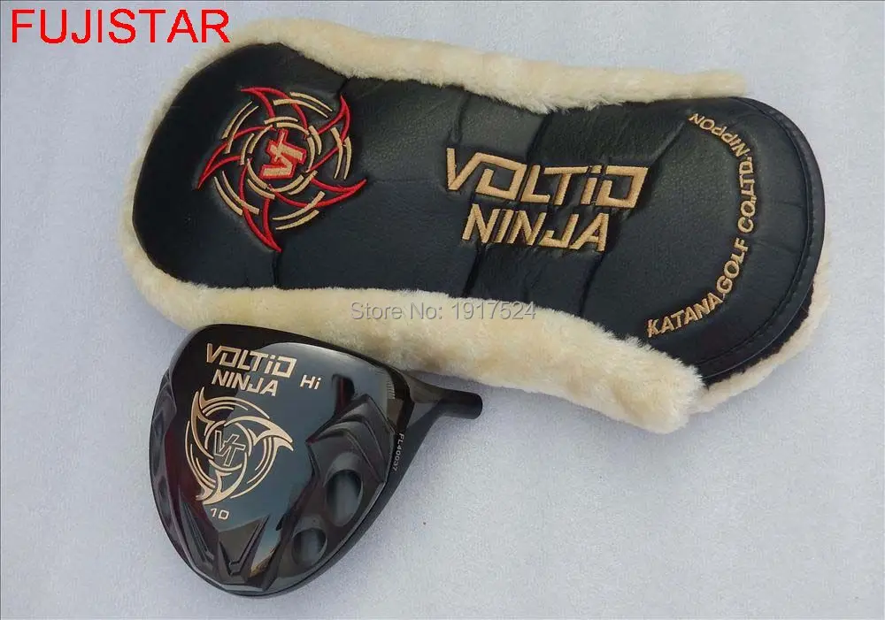 FUJISTAR golf VOLTIO NINJA Hi-cor титановая головка водителя для гольфа черного цвета с покрытием