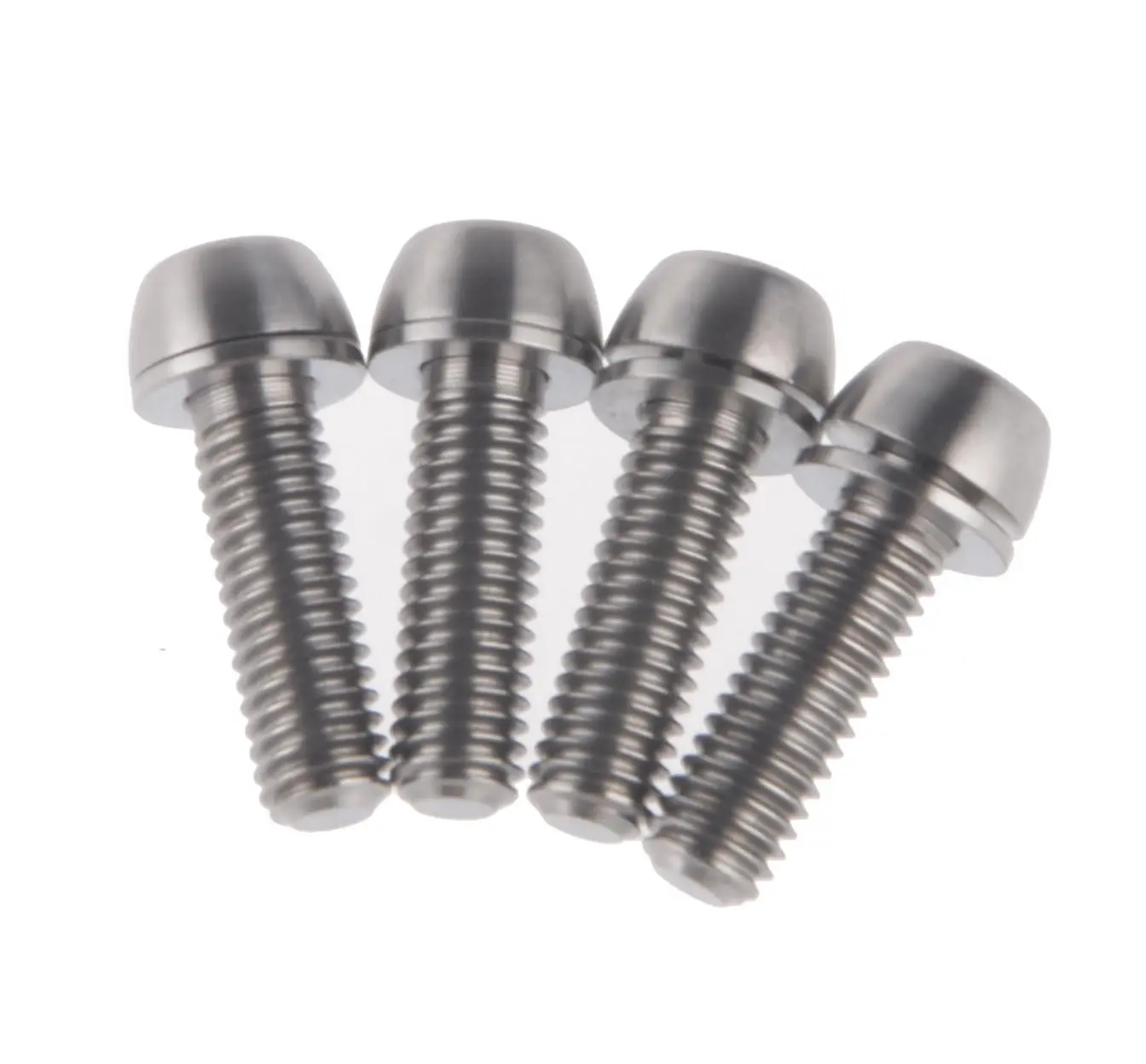 

Titanium Ti Bolts Screws M6 x 18mm Disc Brake Kit 4pcs Bolts Original Color Finish With Washers