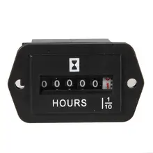 Alta Precisão DC Horímetro 6 v-80 v Losango Horímetro Calibre Horímetro para Barco Motor Car Truck motor do carro Temporizador