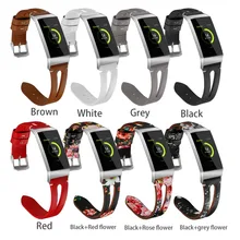 XBERSTAR сменный быстроразъемный модный кожаный ремешок для часов Fitbit Charge 3 фитнес-трекер наручные часы