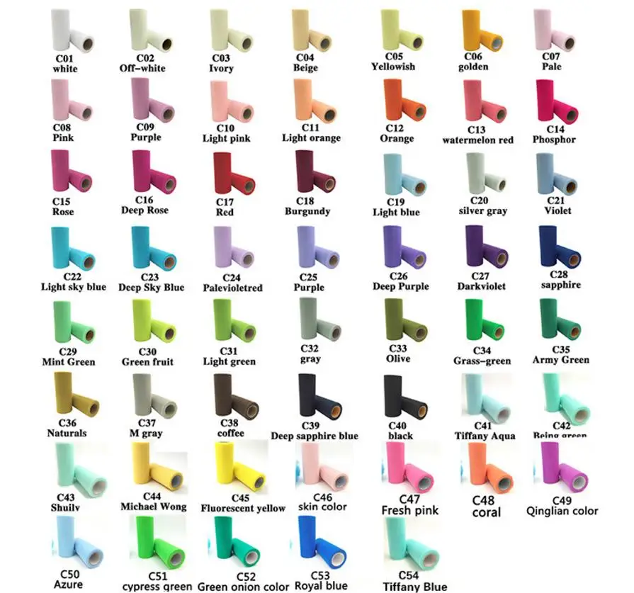 Discount 6"x25yd Tulle Roll Spool Fabric Wedding Party Chair Bow Decor DIY Tutu Skirt Sheer Gauze Table Banner Garland Tassel sash Bands 0