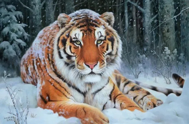 

square full diamond painting sets,Diy Diamond painting kit LEPORD SADNESS resinstone unfinish Tiger