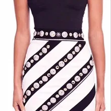 Новая футболка в черно-белым бисером и застежкой-молнией на спине, мини-повязка летнее платье Осень-весна; вечерние пикантные вечерние облегающее платье+ пиджак