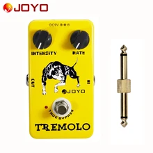 JOYO JF-09/Guitar Effect Pedal Tremolo, electric bass dynamic compression effects + 1 pc pedal connector