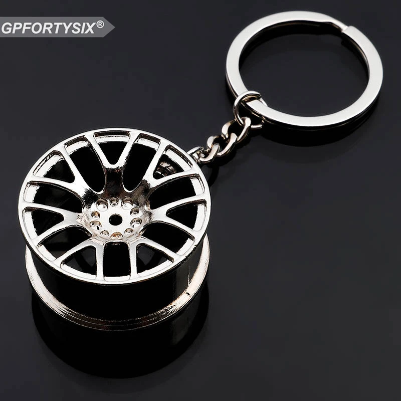 Брелок для ключей автомобиля 3D модельный брелок на обод колеса Toyota Mercedes BMW Audi Subaru