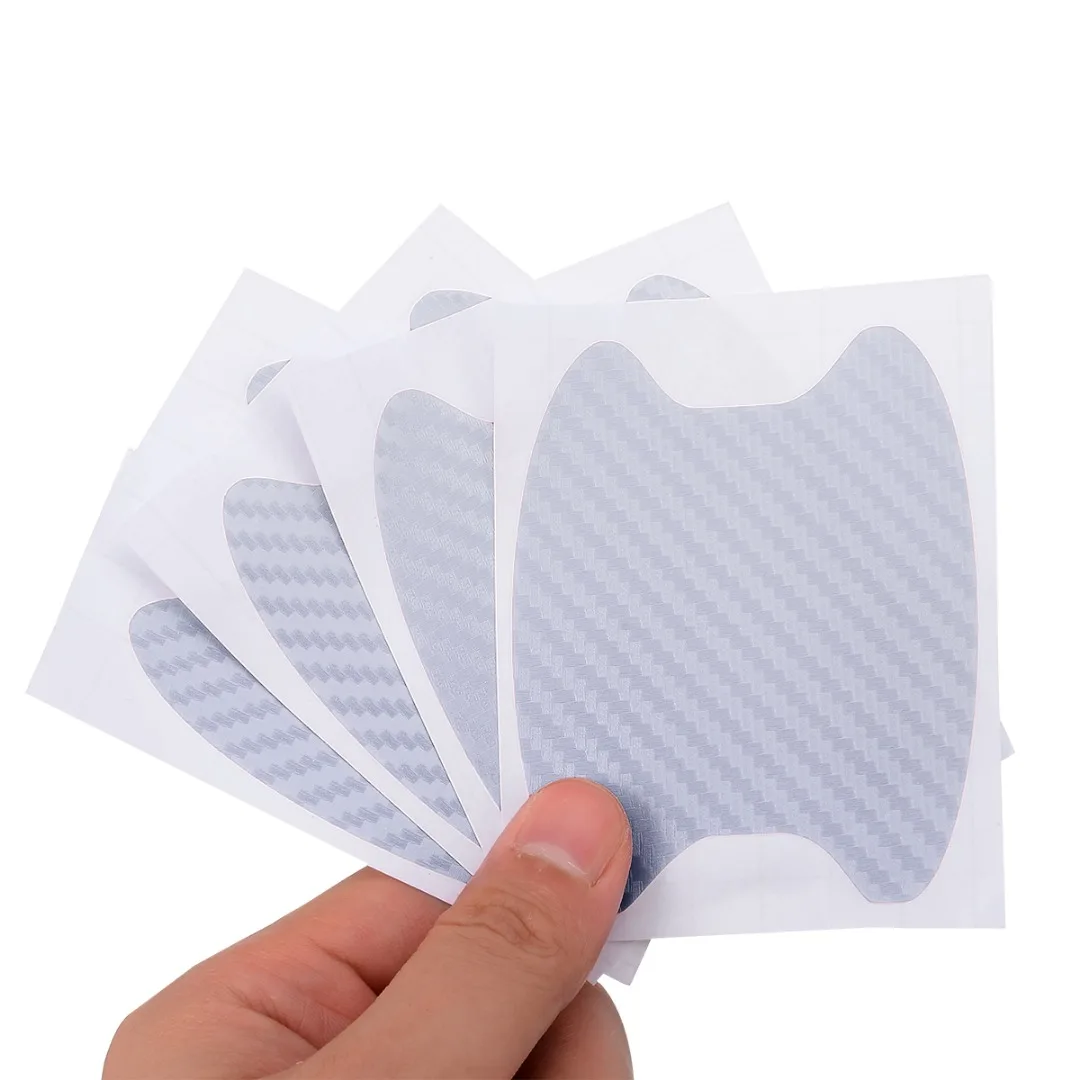 4Pcs/Set Car Door Film Sheet Handle Scratch Sticker Scratch Protector Cover Car Scratch Protector Sticker