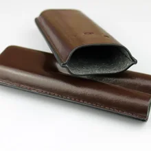 5 шт. кожаный сигарный хьюмидор сигарета Табак Курительная трубка сигары Чехол Держатель 2 сигары нож для обрезки сигары карман для хранения