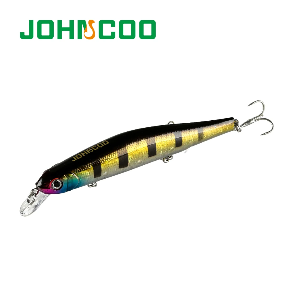 JOHNCOO 1 шт. новый жесткий Minnow рыболовный Воблер для рыбалки 11 5 см 17 6 г