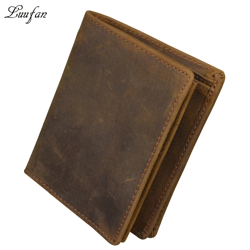 Prix pour Hommes de crazy horse en cuir poche portefeuille Brun véritable portefeuille en cuir avec poche intérieure zippée vache Verticale bourse rapide Post Prix pour Hommes de crazy horse en cuir poche portefeuille Brun véritable portefeuille en cuir avec poche intérieure zippée vache Verticale bourse rapide Post