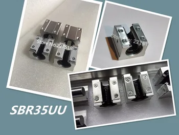 

1pc SBR35UU 35mm aluminum block 35mm Linear motion ball bearing slide block match use SBR35 35mm linear guide rail