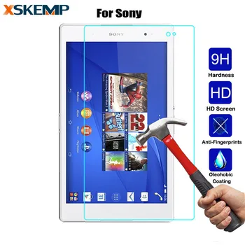 

9H Screen Protect Cover Tempered Glass For Sony Xperia Z3 Tablet Compact SGP621 SGP641 Tablet 8.0" Z4 SGP771 Z2 SGP541 Tablet