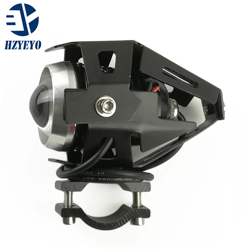 HZYEYO Moto rcycle LED дальнего света противотуманная фара Точечный светильник белый
