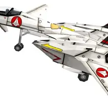 Robotech Super Space-time Fortress VF4 самолет Бумажная модель игрушки