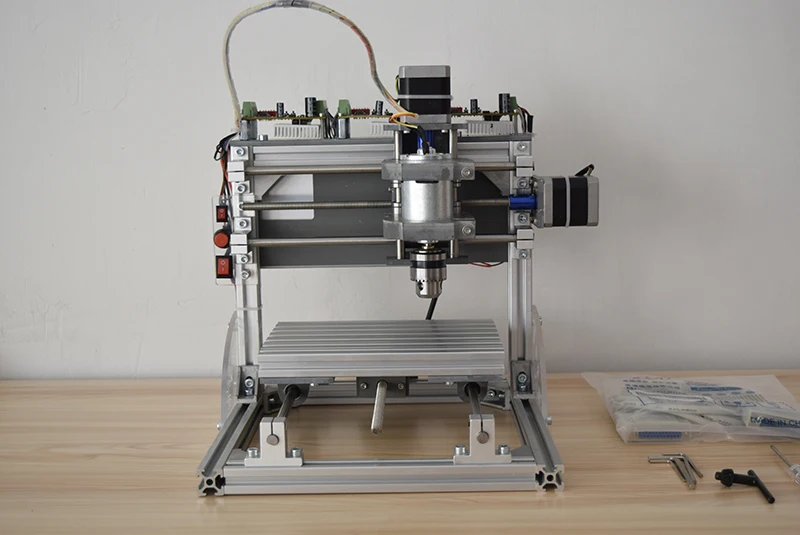 cnc milling desktop machine mini pcb wood engraving carving c32 working tools routers
