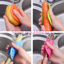 Multi function Vegetable Fruit Brush Potato Easy Cleaning Tools Kitchen Home Gadgets 2015 hot free shipping