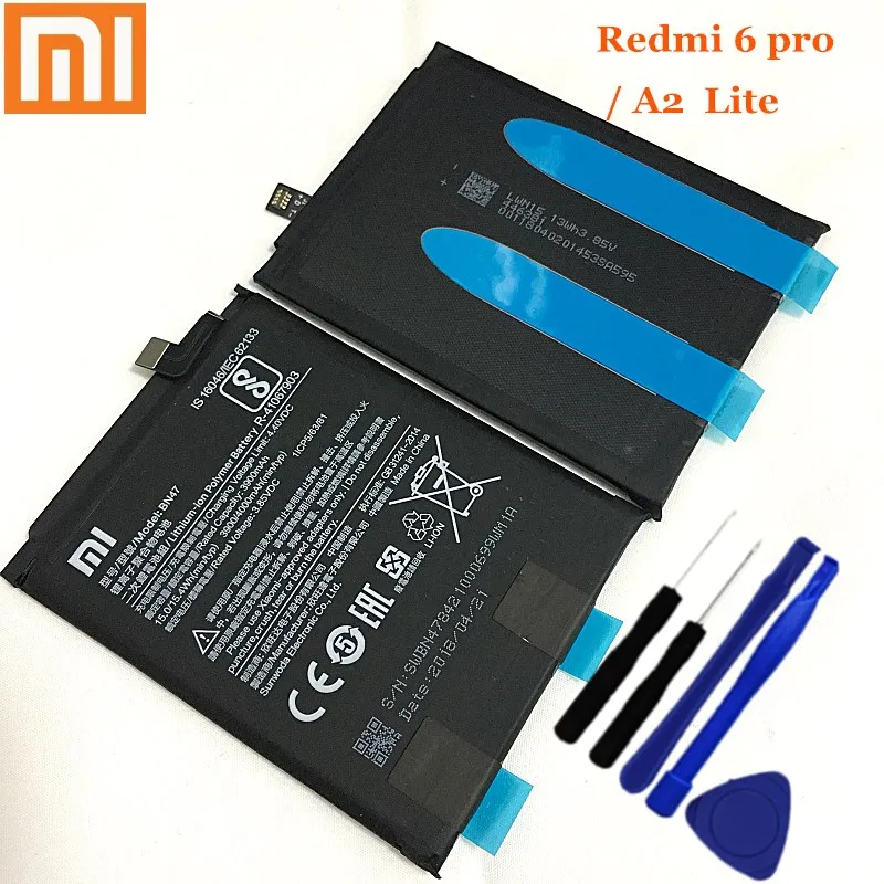 

New Original BN37 BN47 BN36 Battery For Xiaomi Redmi 6 Pro 6 6A Mi A2 Lite